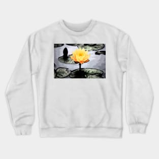 Yellow Water Lily Crewneck Sweatshirt